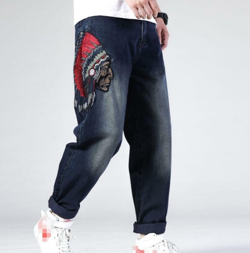Pantalone uomo blu scuro - , gamba