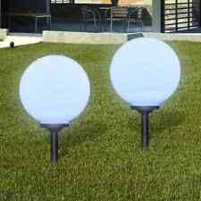 vidaXL Lampione Solare a LED da Giardino 2 pz 30 cm con Picchetto