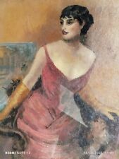 Quadro tempera su cartone firmato pietro scopetta