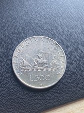 Moneta 500 Lire Caravelle -