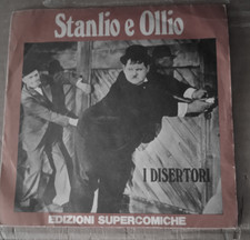 STANLIO E OLLIO , 45 GIRI 7" I DISERTORI- IN CONGEDO 1971 G+ RARISSIMO