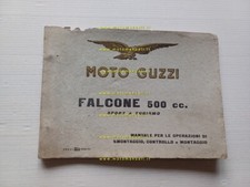 Moto Guzzi Falcone 500 Sport-Turismo 1956 manuale officina originale