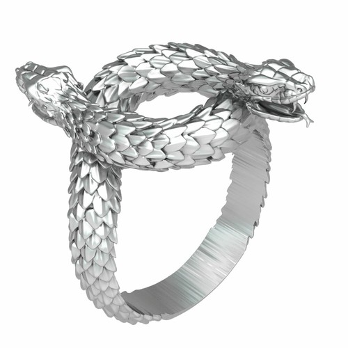 Anello serpente argento - anello,