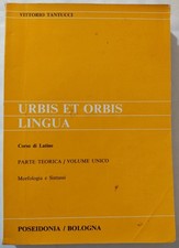 Urbis Et Orbis Senza Sottolineare, Latino TEORIA Tantucci Poseidonia