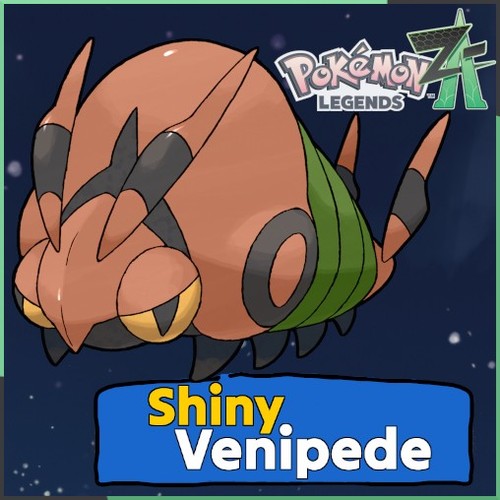 Shiny venipede 14 - shiny, lv.