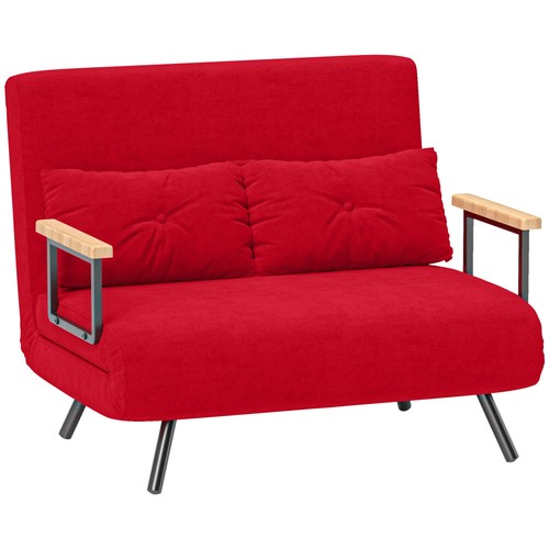 Homcom divano letto 2 - 4, in