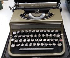 Macchina da scrivere Olivetti Studio anno 1949 beige custodia originale