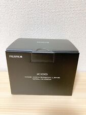 Fotocamera Fujifilm X100 obiettivo di conversione ampio nero WCL-X100B II