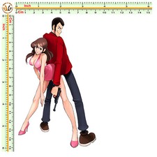 Lupen margot transfer t-shirt body bimbo cotone chiaro e scuro 1 pz. cm 15x9