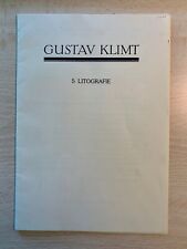 cartella numerata 51/100 con n.5 litografie di Gustaf Klimt 