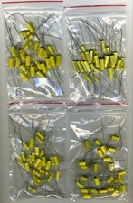 ASSORTIMENTO DI 100 CONDENSATORI POLIPROP. MKP 5% - 630 VOLTS DA 1nF A 33 nF