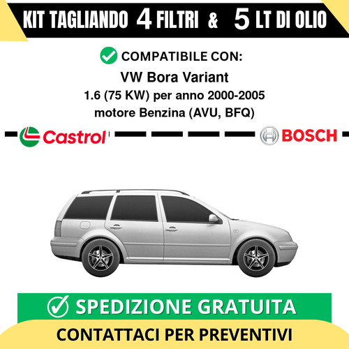 Tagliando filtri bosch 5 - 4,