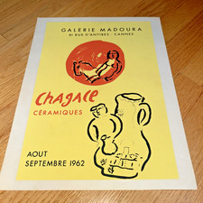 1966 CHAGALL CERAMIQUES Poster