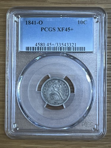 1841 10c liberty seduto dime - 10c,