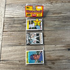 Topps Baseball Rack Pack 1986