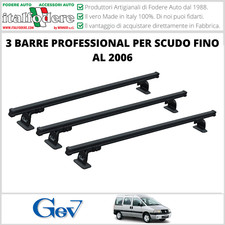 3 BARRE Portatutto Portapacchi PROFESSIONAL SPECIFICHE SCUDO FINO A 2006 GEV9404
