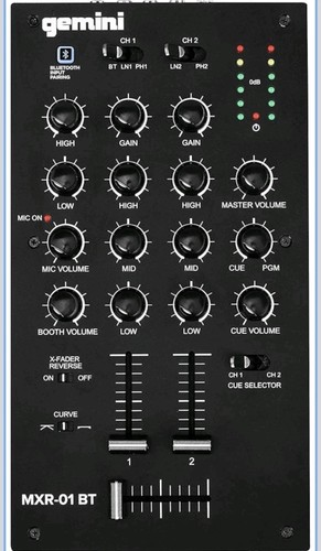 Gemini mxr 01bt mixer - gemini,