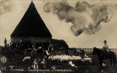 Cartolina roma lazio - roma,