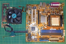 Motherboard ASUS A8N-VM/S Socket 939 completa e accessoriata (Scheda Madre,Mobo)