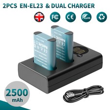 Batteria 2x 2500mAh EN-EL23