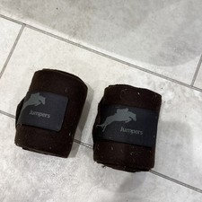 Bende da dressage, involucri marroni, in pile