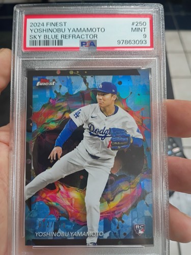 2024 topps finest yoshinobu - topps,