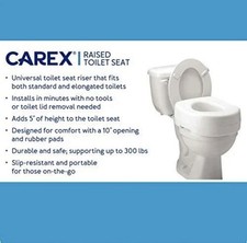 Sedile WC Carex 5,5 pollici
