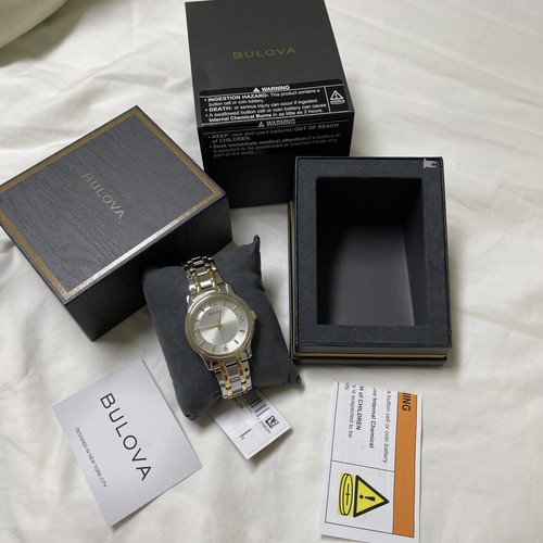 Bulova stainless steel gents - steel,