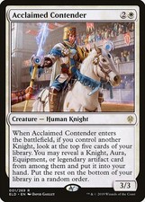Carta MTG-Acclaimed Contender-Throne of Eldraine-1-EN-EX- R