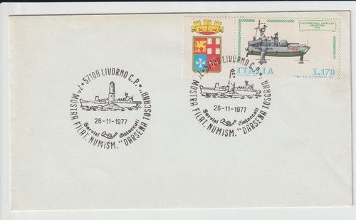 Livorno 1977 busta - 1977, con