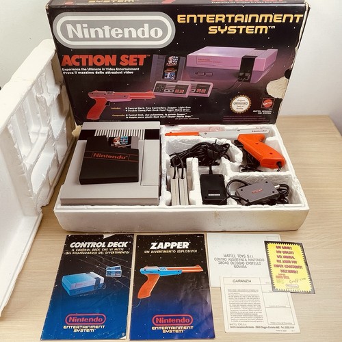 Nintendo nes console action - nintendo,