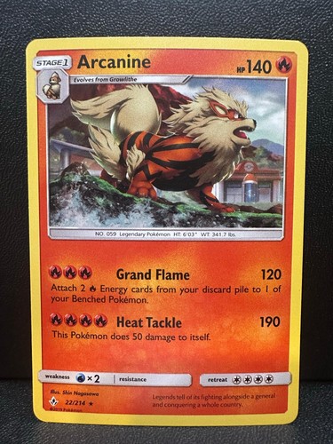 Arcanine 214 unbroken bonds - arcanine,