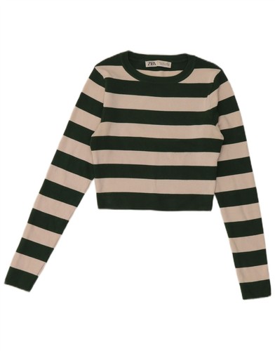 Zara donna crop top manica