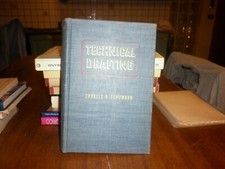 TECHNICAL DRAWING-DISEGNO TECNICO- IN INGLESE- MANUALE- 1949-RARISSIMO!!!- A 493