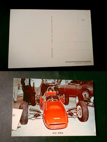 Bella cartolina auto 850 - bella,