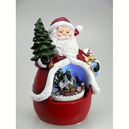 Carillon babbo natale con - babbo, h.16