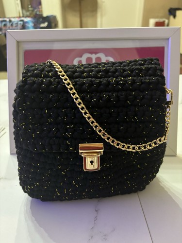 Borsa uncinetto fatta - borsa,