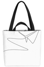 Origami grafica aviatore borsa