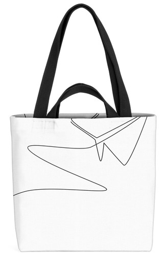 Origami grafica aviatore borsa