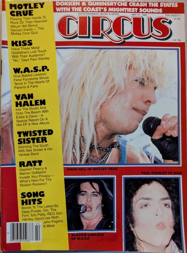 Circus magazine may 1985 - circus,