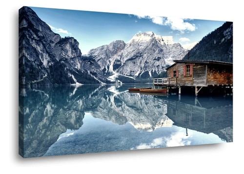 Quadro tela 80x60 lago di - 80x60,