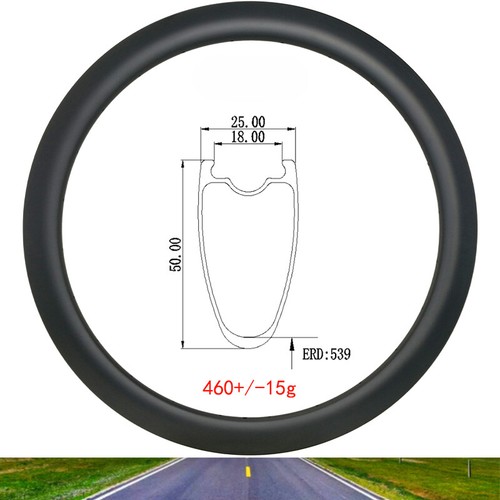 Clincher cerchio carbonio bici