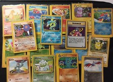 Lotto carte Pokemon vintage di
