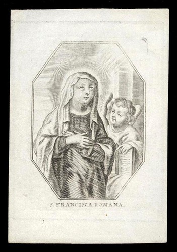 Santino pergamena 1800 - pergamena,