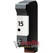CARTUCCIA NERO 15 PER HP DESKJET 810c 816c 825c 840c 843c 845c 916c 920c 940c