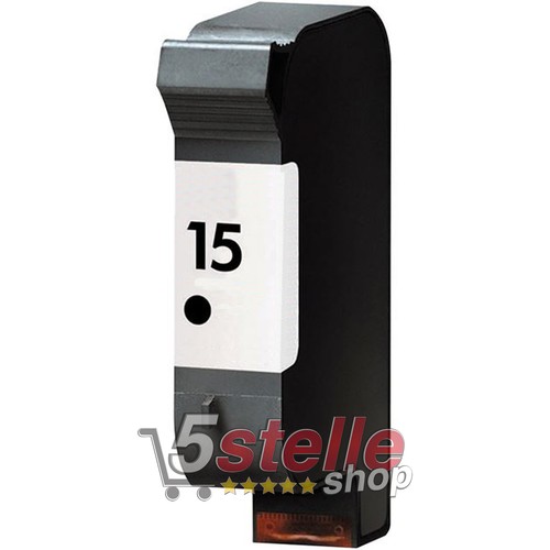 Cartuccia nero per hp - cartuccia, 15