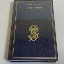 Scritti di Pietro Giordani Biblioteca Carducciana Sansoni Copertina Rigida