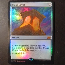 Mtg Mana Crypt LP/NM Foil