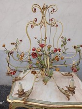 LAMPADARIO FERRO LACCATO CON