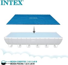 Intex 28017 Telo solare termico piscina rettangolare Ultra Frame 716x346  Rotex